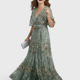 Selora | Halter Bloom Flow Maxi Haljina