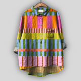 Ljetna Lanena Majica “Ljetni Mozaik”