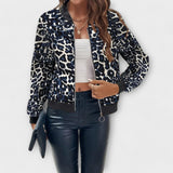 Cvita - Elegantni kaput s uzorkom leoparda