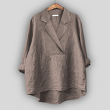 Linen Bluzica “Ružičasta Aura”