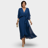 Monica | V-Neck Haljina Klasične Elegancije