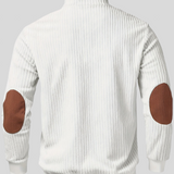 Kortez – Ležerni Pleteni Pulover s Poluzipom