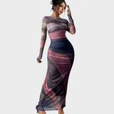 Antonija - Duga haljina s dugim rukavima