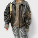 Rozalija - Vintage traperice s uzorkom leoparda