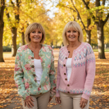 Magdalena - Jesenski cvjetni kardigan