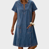 Paula - Haljina od mekog trapera