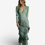 Clara™ | Elegantna maxi haljina s resicama