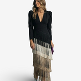 Clara™ | Elegantna maxi haljina s resicama