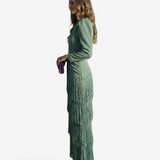 Clara™ | Elegantna maxi haljina s resicama