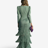Clara™ | Elegantna maxi haljina s resicama