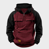 Kristian - Polo-zip majica s kapuljačom